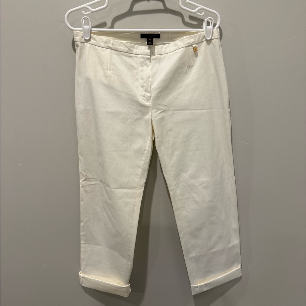 💋Louis Vuitton White Cropped Pants‎ - Picture 2 of 5